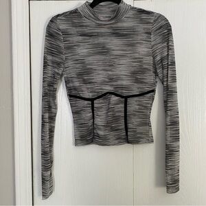 Willow Monochrome Striped Long Sleeve Top